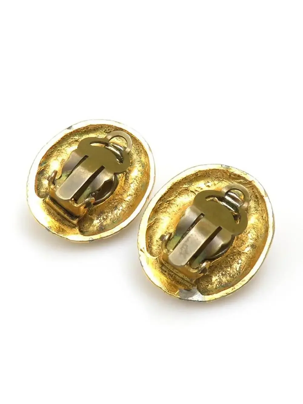 Auth Chanel Clip On Earrings #302843C17B